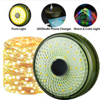SAKER Camping String Lights—Dual Mode: Warm & Color Light