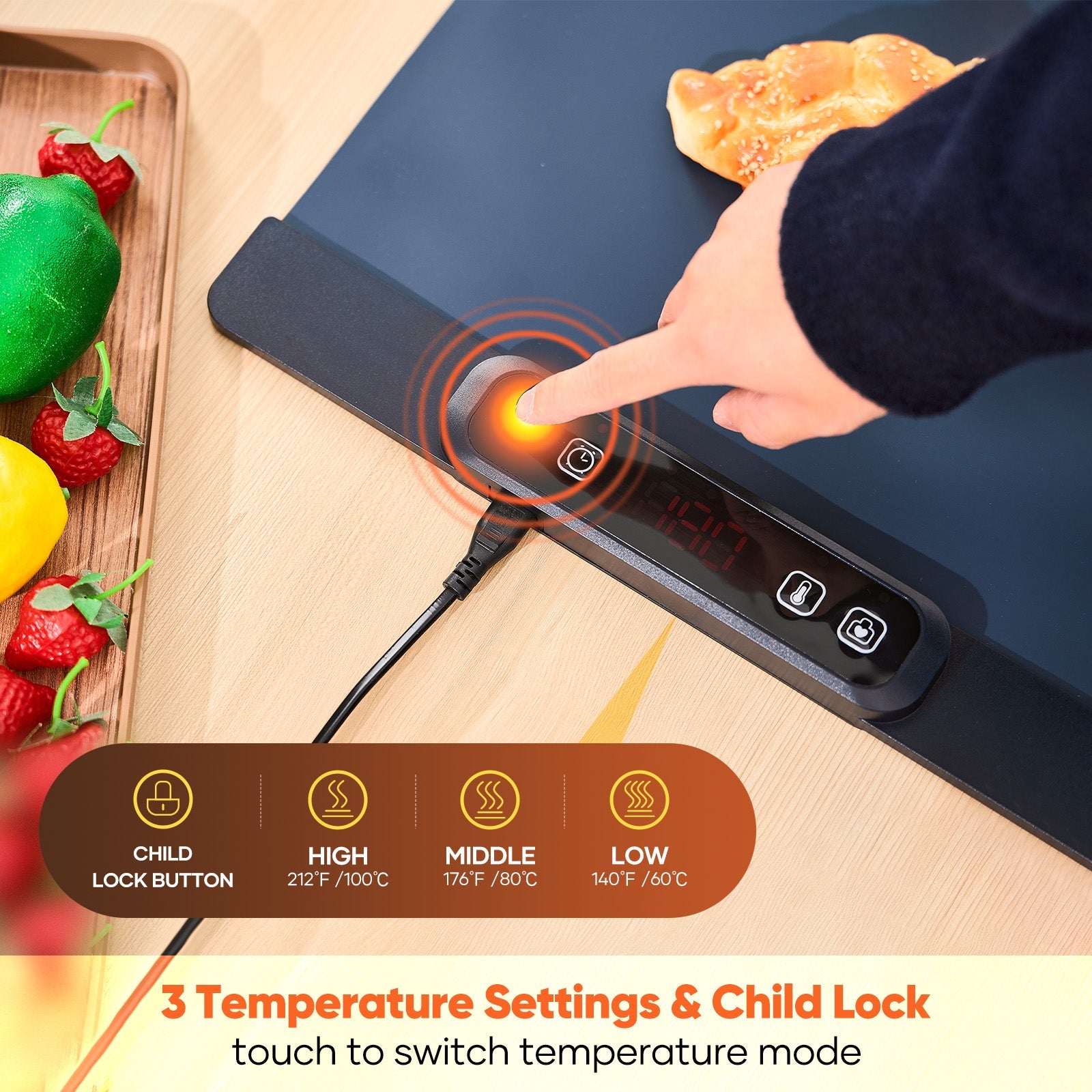 SAKER® Food Warming Mat