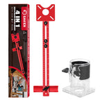 Robust Woodworking Bracket for Milling Tasks - SAKER® 4 in 1 Router Milling Groove Bracket