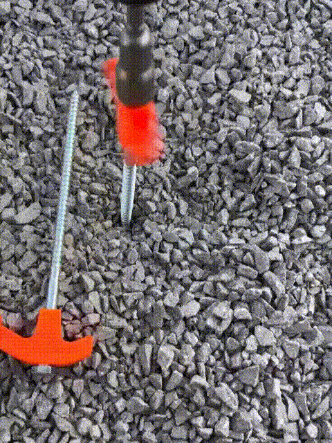 Sakerplus 8" Screw in Tent Stakes