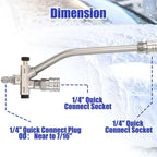 Saker® Foam Cannon Dual Connector Accessory