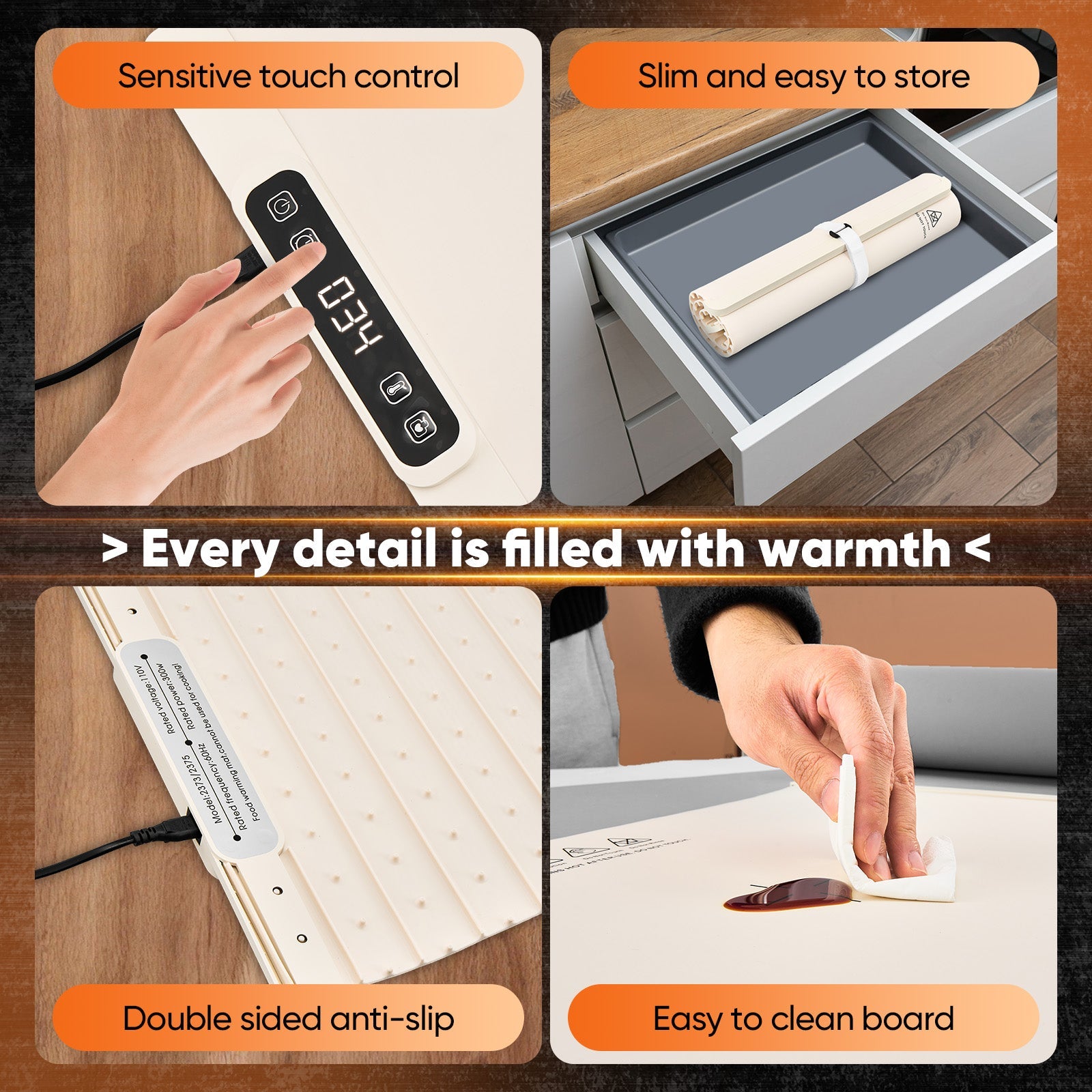 SAKER® Food Warming Mat