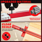 Robust Woodworking Bracket for Milling Tasks - SAKER® 4 in 1 Router Milling Groove Bracket