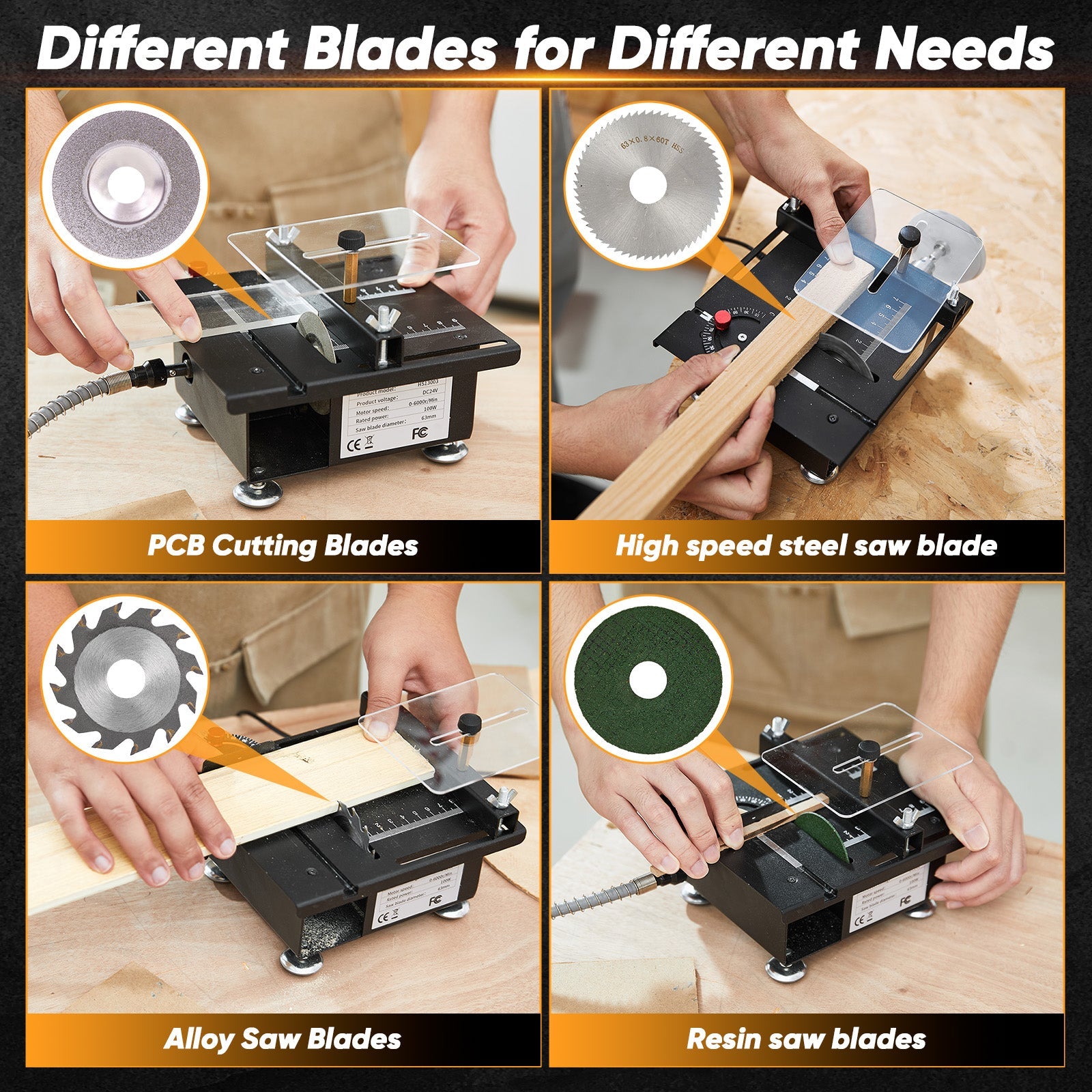 Sakerplus® Mini Multifunctional Table Saw