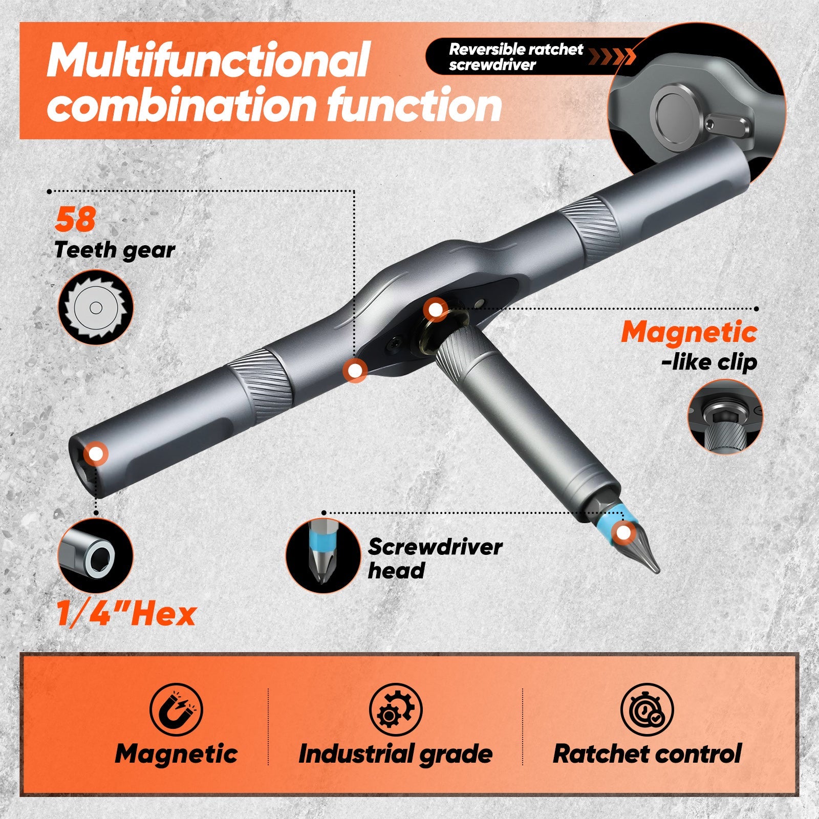 SAKER 24 in 1 Magnetic Screwdriver Set