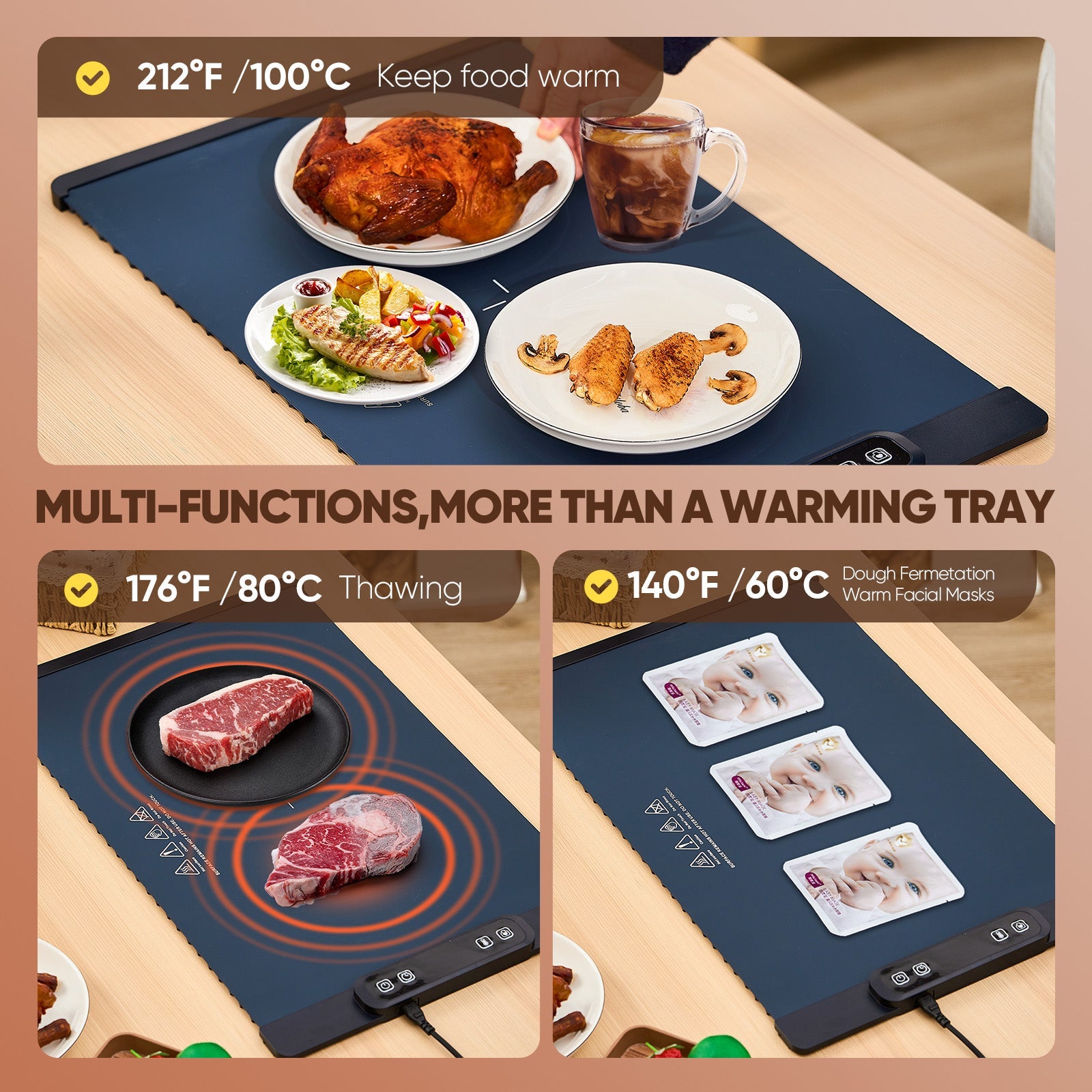 SAKER® Food Warming Mat