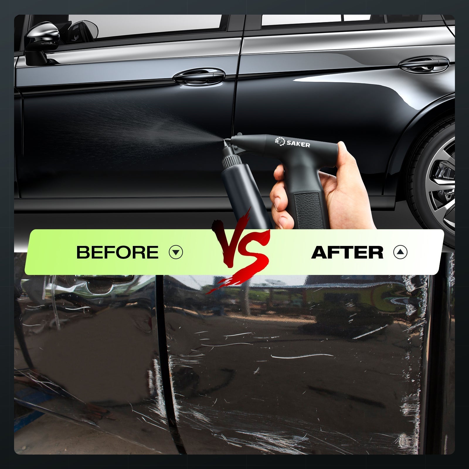 Versatile Automotive and DIY Painting Tool - SAKER® Electric Spray Paint Gun