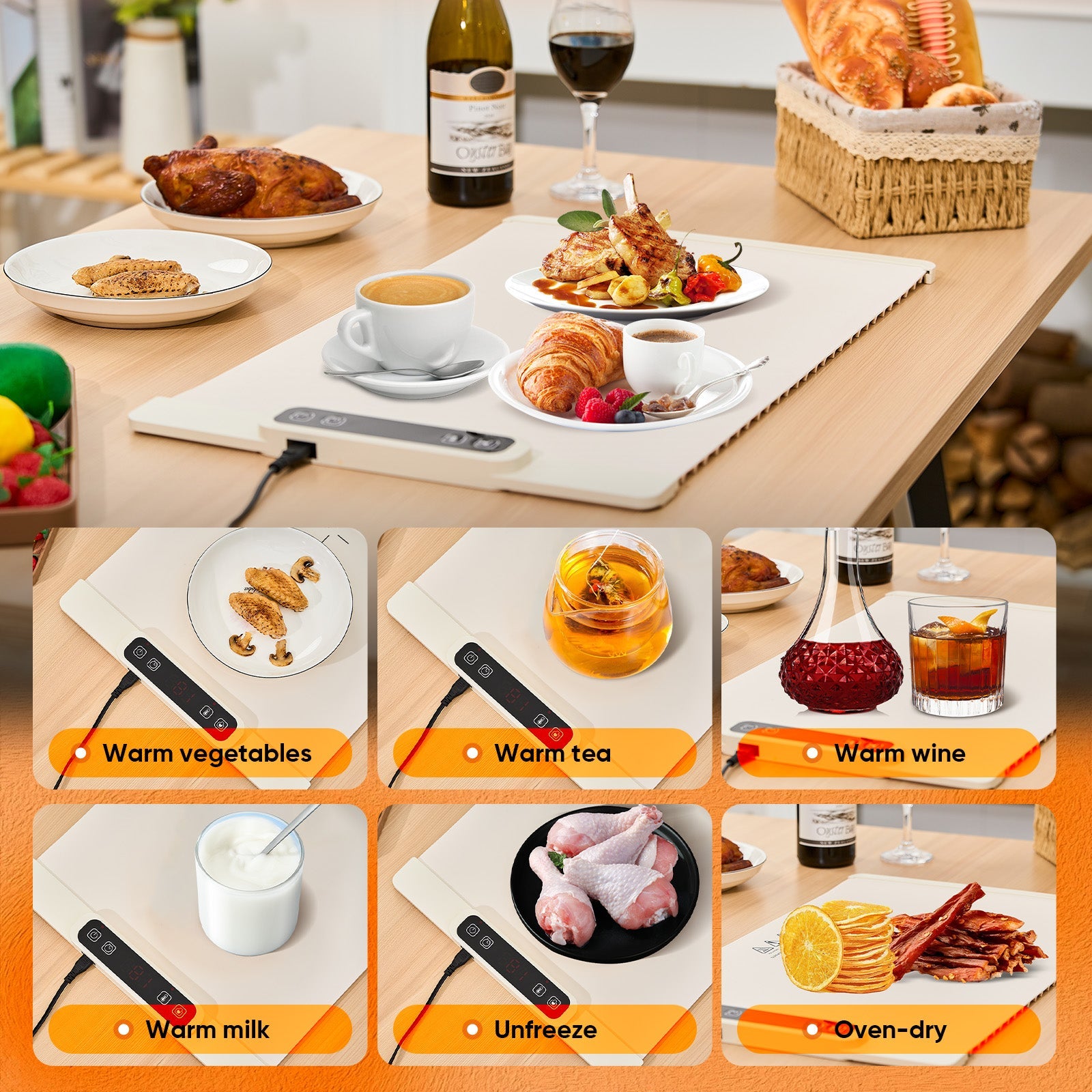 SAKER® Food Warming Mat