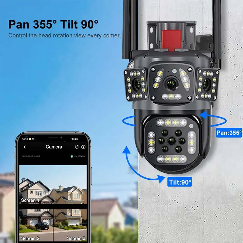 Sakerplus Triple View Security Camera