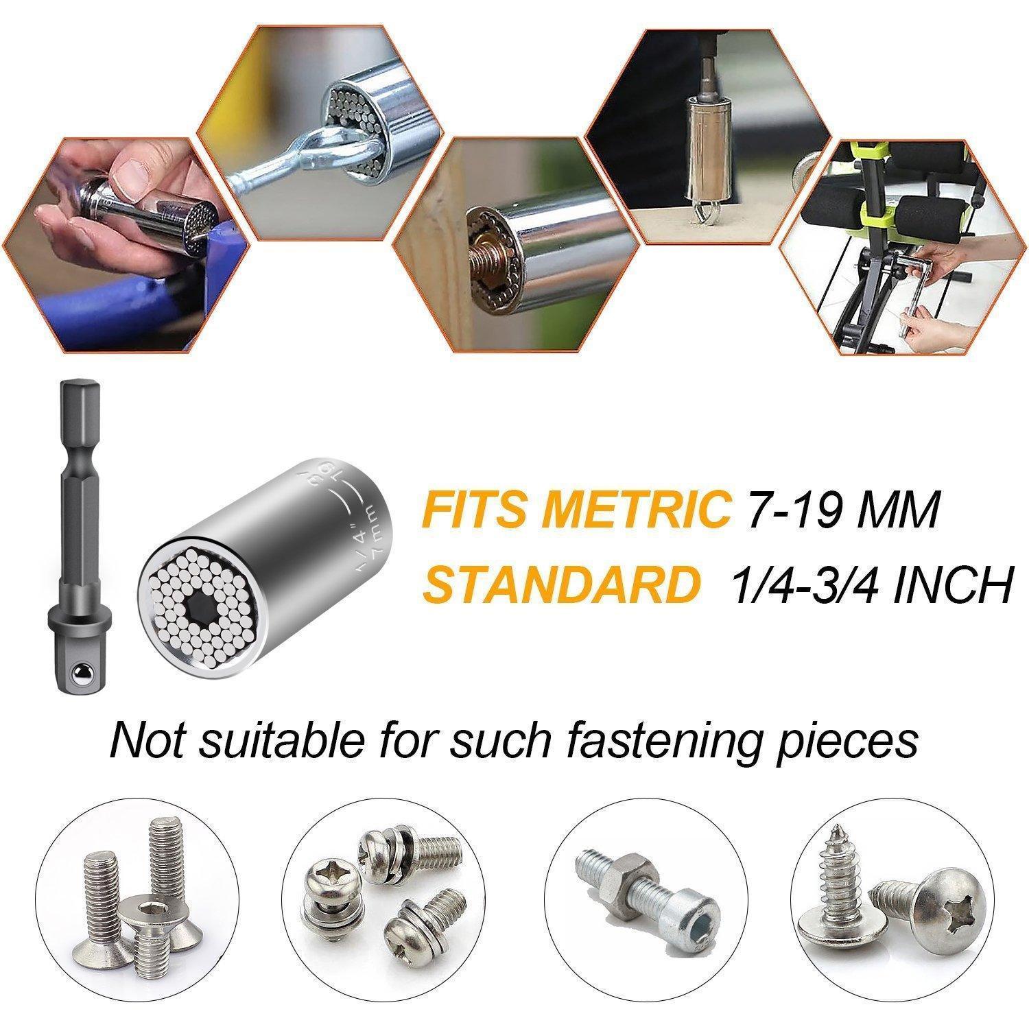 Saker Universal Socket - Unscrew Any bolt