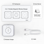 Saker Triple-fold Magnetic Wireless Charger