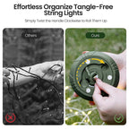 SAKER Camping String Lights—Dual Mode: Warm & Color Light