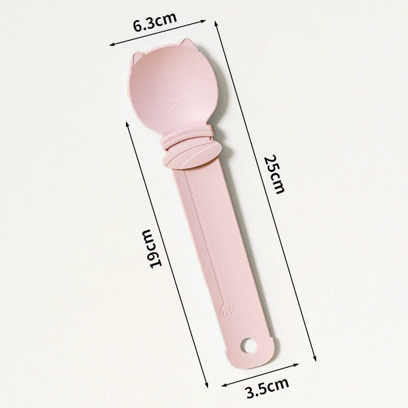 Sakerplus® Cat Treat Squeeze Feeding Spoon