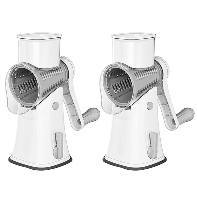 Sakerplus 5 in 1 Rotary Cheese Grater Shredder