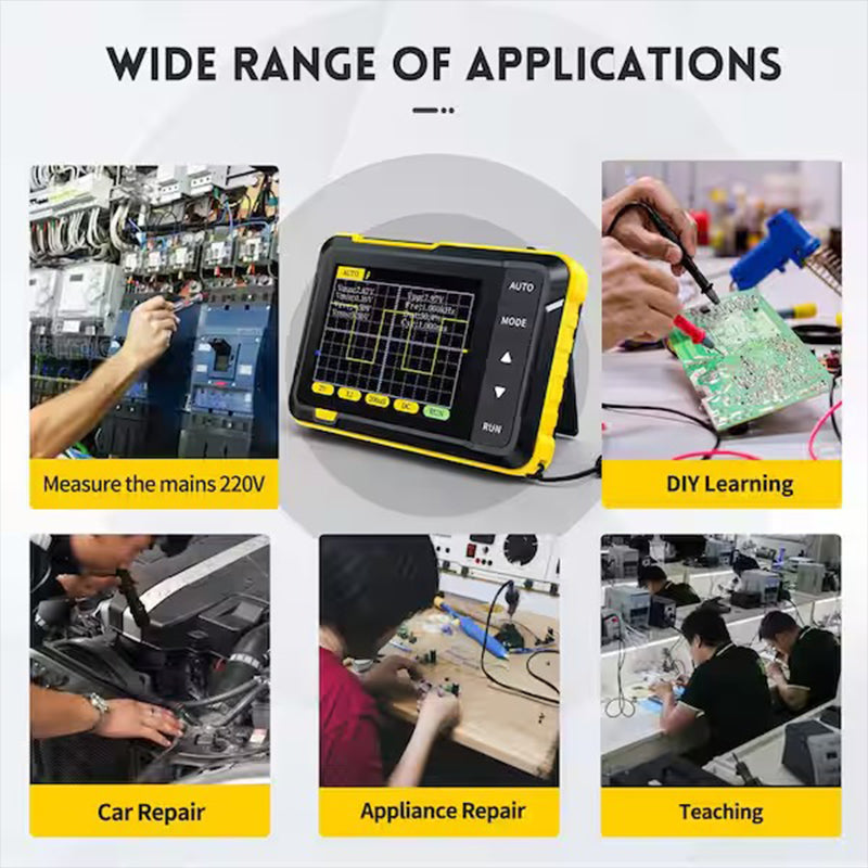 Sakerplus® Compact Handheld Digital Oscilloscope