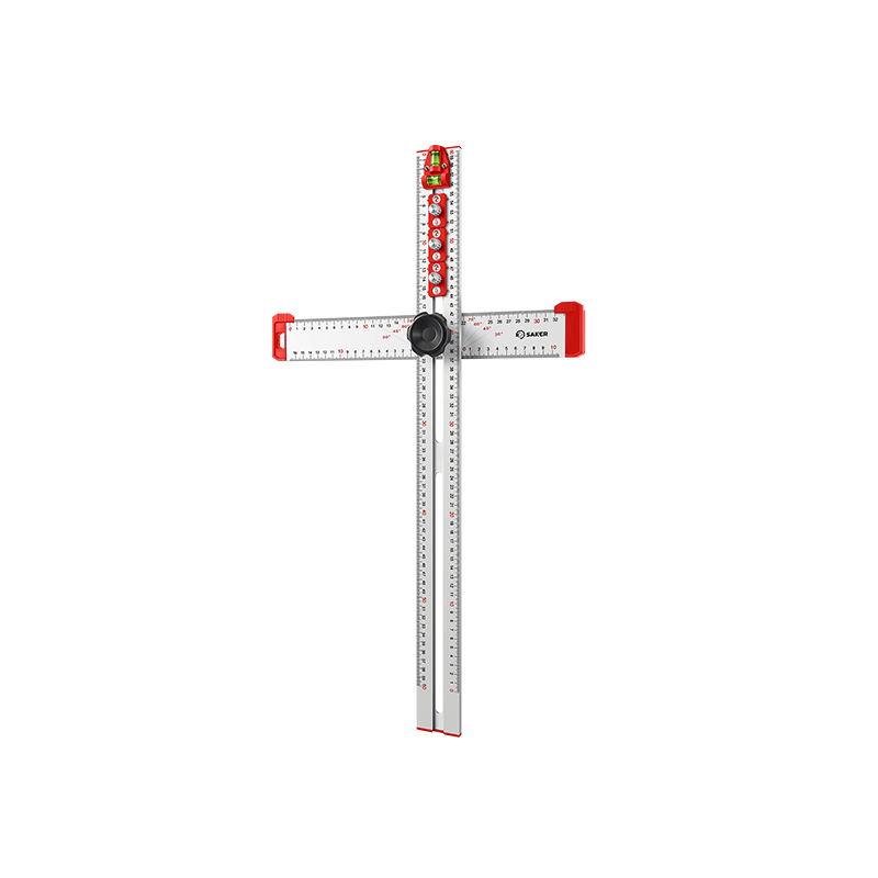 SAKER 4 in 1 Drilling Positioning Ruler