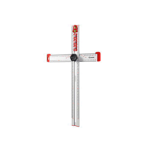 SAKER 4 in 1 Drilling Positioning Ruler