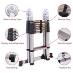 Sakerplus® Portable Collapsible Extension Ladder
