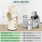 Sakerplus® Effortless Rotary Cheese Grater System
