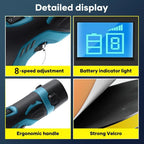 Sakerplus 8-Speed Cordless Car Polishing Machine