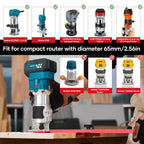 Robust Woodworking Bracket for Milling Tasks - SAKER® 4 in 1 Router Milling Groove Bracket