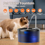 Sakerplus® Radar Sensing Cordless Cat Water Fountain