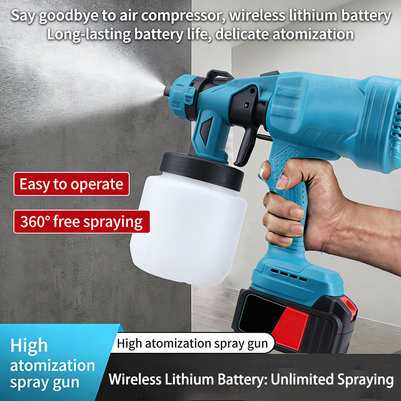 Sakerplus® Cordless High Atomization Electric Paint Sprayer