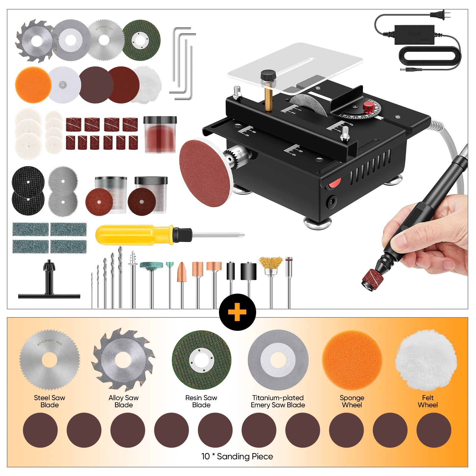 Sakerplus® Mini Multifunctional Table Saw