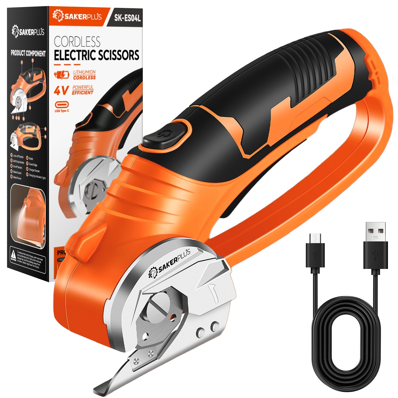 SakerPlus® Cordless Electric Scissors