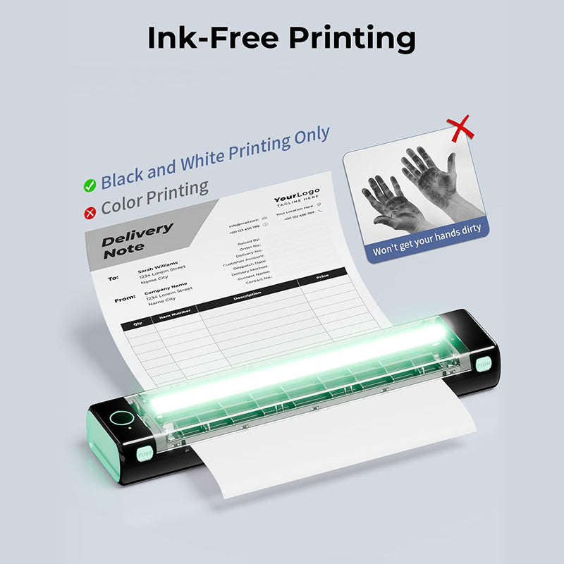 Sakerplus Wireless Thermal Mobile Printer