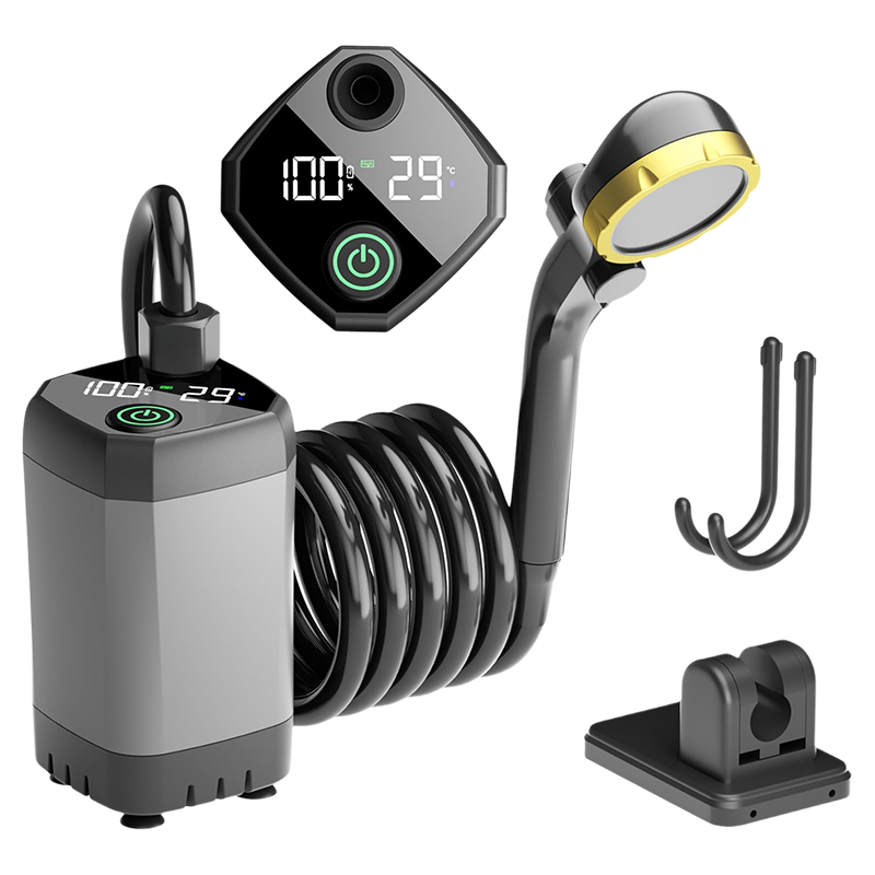 Sakerplus Portable Rechargeable Outdoor Camping Shower Pump