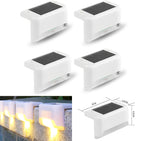 Sakerplus Solar Deck Lights Outdoor 4 Pack