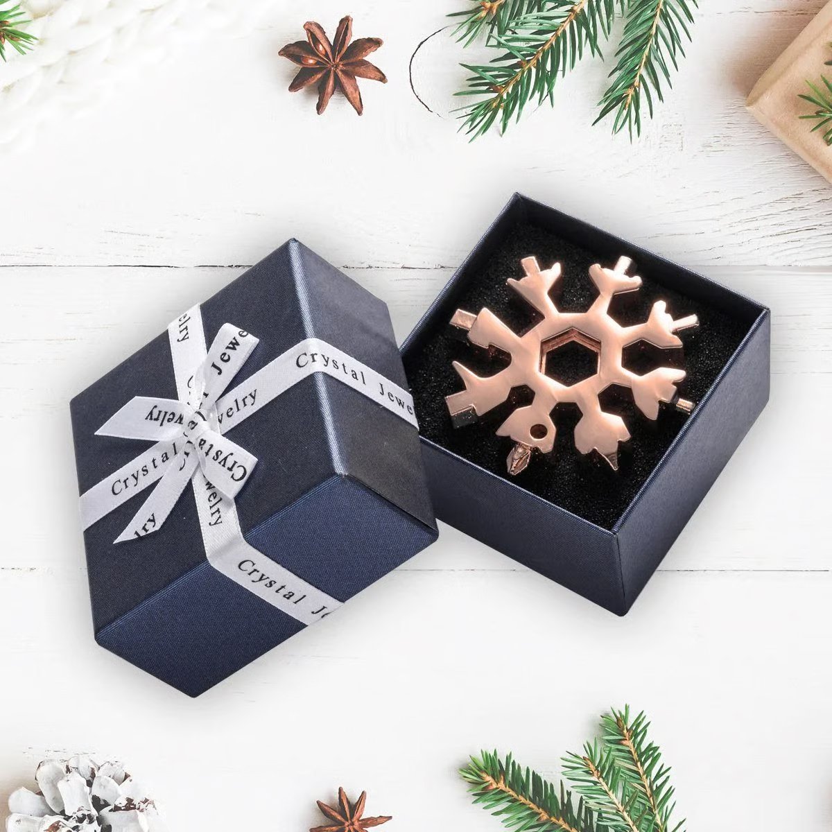 Sakerplus 18-in-1 Stainless Steel Snowflakes Multi-tool