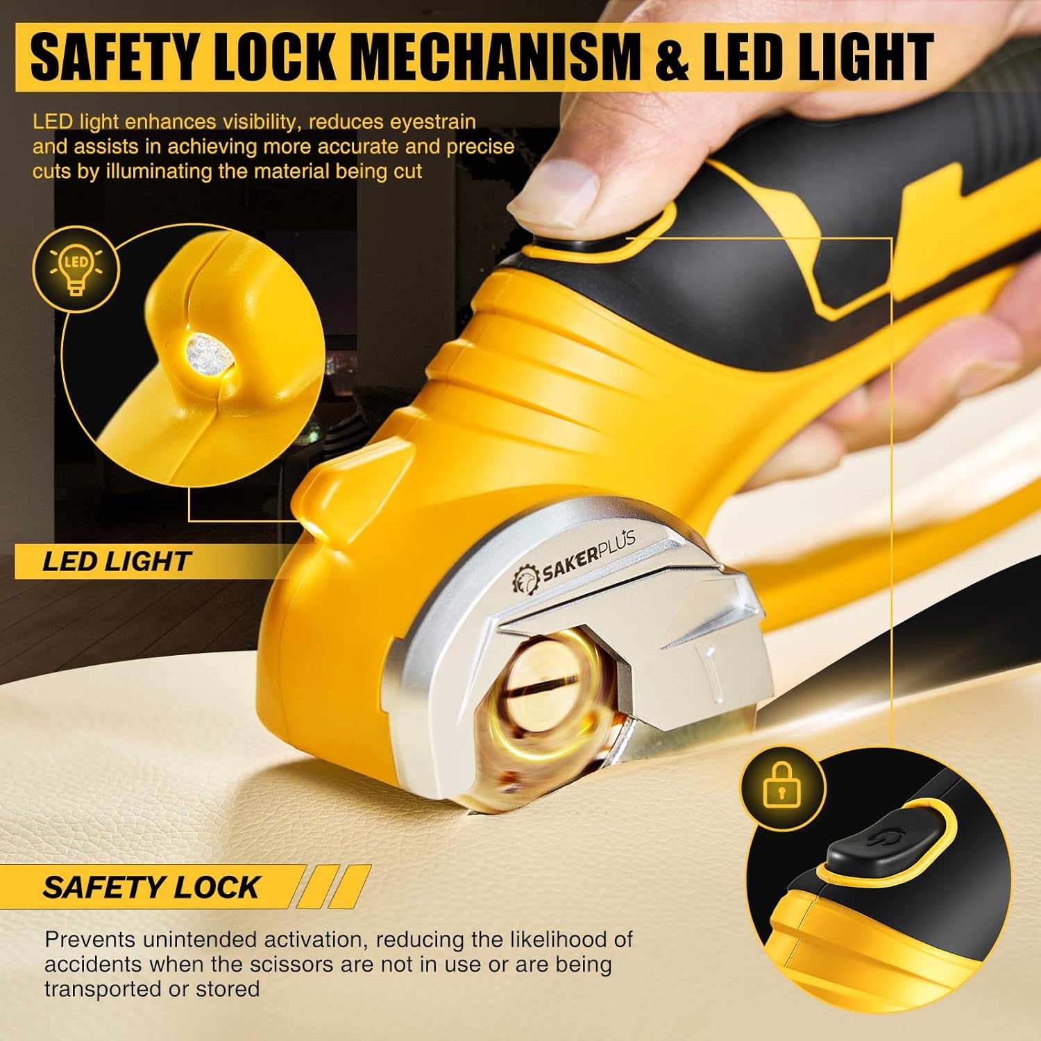SakerPlus® Cordless Electric Scissors