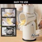 Sakerplus® Effortless Rotary Cheese Grater System