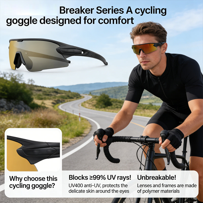 Sakerplus® Lightweight Polarized Sports Sunglasses