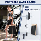 Sakerplus® Adjustable Wooden Slant Board Stretching