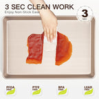 Sakerplus Nonstick Baking Sheet Pan Set