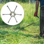Sakerplus® 6 inch Steel Wire Brush Cutter Trimmer Head