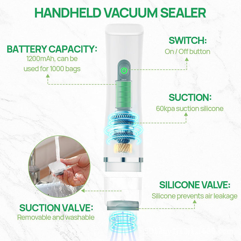 Sakerplus® Vacuum Sealer with Reusable Bags