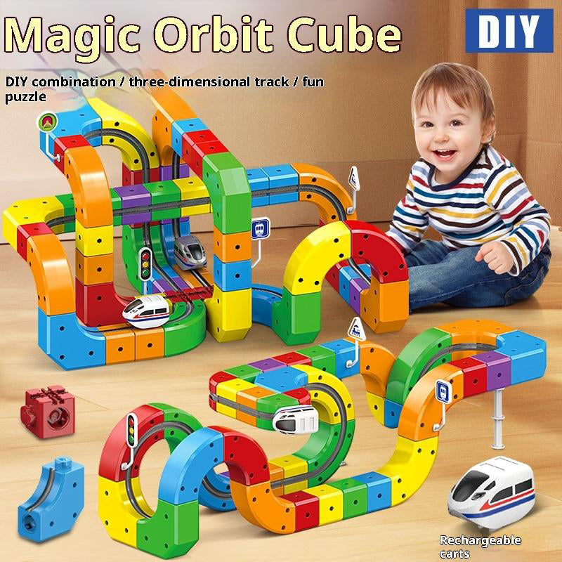 Sakerplus® 3D STEM Electric Train Set