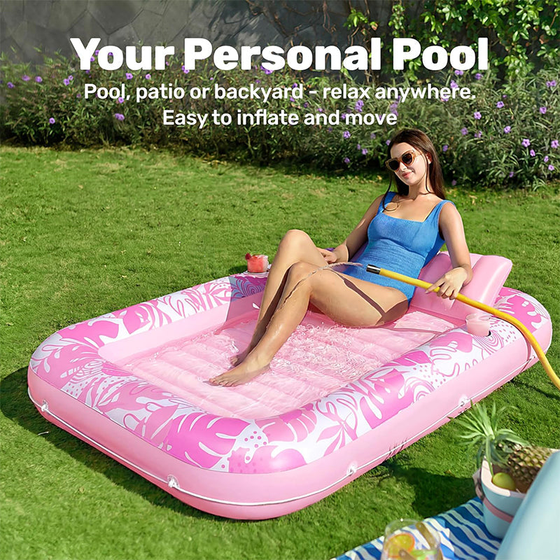 Sakerplus® Extra Large Inflatable Sunbathing Pool Lounger