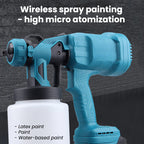 Sakerplus® Cordless High Atomization Electric Paint Sprayer