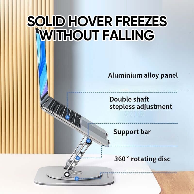Sakerplus Laptop Stand Aluminum Alloy Rotating Bracket