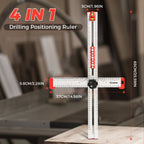 SAKER® Accurate Hole Position Marker - SAKER® 4 in 1 Drilling Positioning Ruler