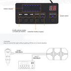 Sakerplus LED Flashing Strobe Light Bar