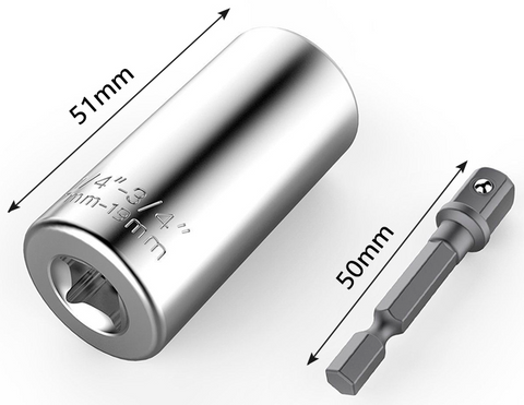 Saker Universal Socket - Unscrew Any bolt