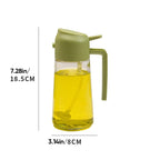 Sakerplus 2-in-1 Glass Oil Sprayer and Dispenser