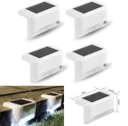 Sakerplus Solar Deck Lights Outdoor 4 Pack