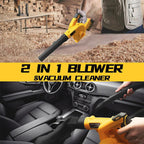 Sakerplus Cordless Jobsite Leaf Blower Vacuum